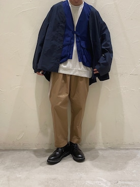 「niko and...（ニコアンド）のロゴプリントスウェットＴシャツ（Tシャツ/カットソー）」を使った、_kobu_さん（メンズ・168cm）の春コーディネート