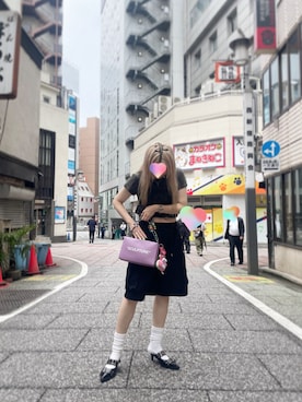 「アイテム（カーゴパンツ）」を使った、_n__t__c_さん（レディース・157cm）の秋コーディネート