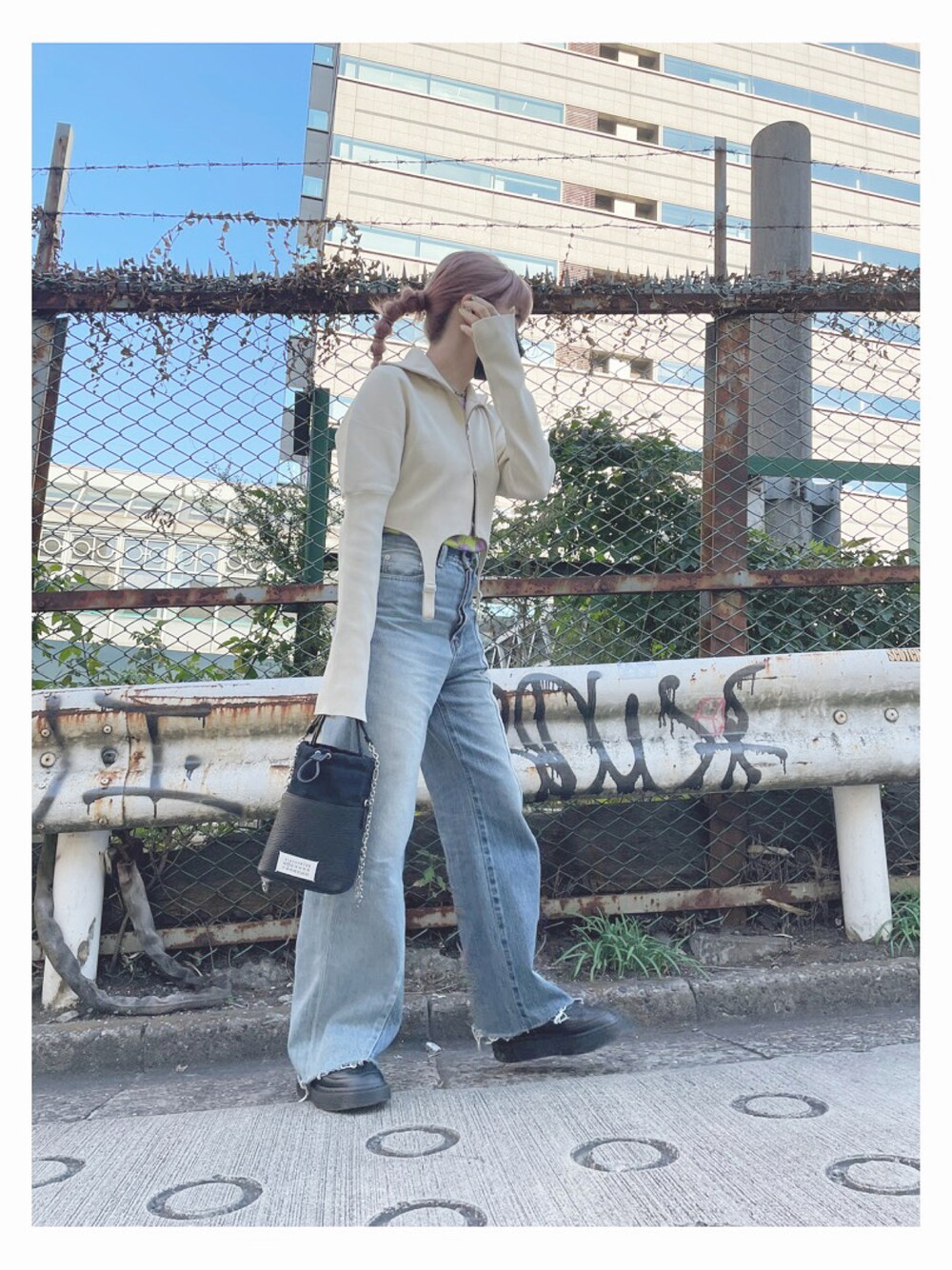 ボリュームスリーブクロップドニット【MAISON SPECIAL/メゾン 