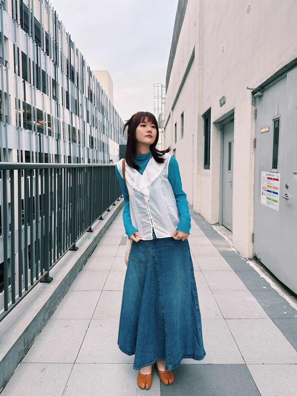 デニムリメイクフウフレアスカート/356954を使った人気