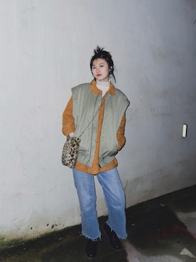 爱吃榛子酱的水怪さん（レディース・175cm）の冬コーディネート