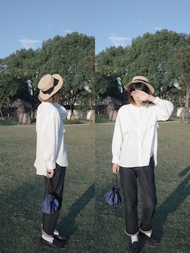 爱吃榛子酱的水怪さん（レディース・175cm）の秋コーディネート