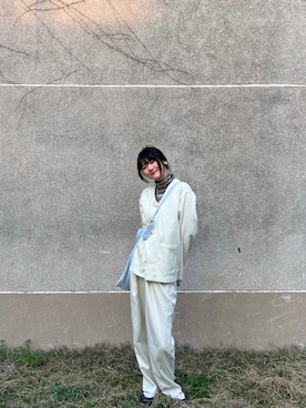 爱吃榛子酱的水怪さん（レディース・175cm）の春コーディネート