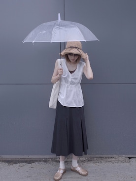 爱吃榛子酱的水怪さん(レディース・175cm)の夏コーディネート