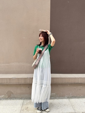 爱吃榛子酱的水怪さん（レディース・175cm）の夏コーディネート