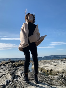 「UNTITLED（アンタイトル）のアイテム（ブーツ）」を使った、ai...さん（レディース・164cm）の冬コーディネート