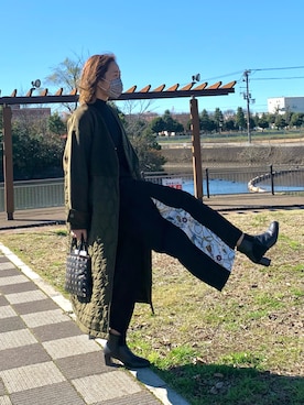 「UNTITLED（アンタイトル）のアイテム（ブーツ）」を使った、ai...さん（レディース・164cm）の冬コーディネート