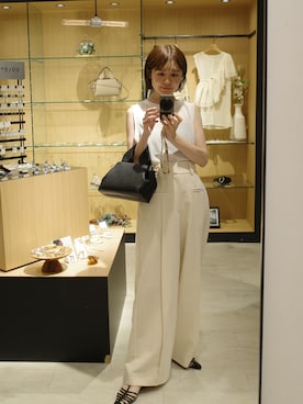 「綺麗めコーデ」｜「アイテム（その他）」を使った、mari_lemageさん（レディース・160cm）の夏コーディネート