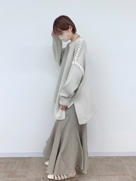 「ステッチ」｜「アイテム（その他）」を使った、mari_lemageさん（レディース・160cm）の秋コーディネート