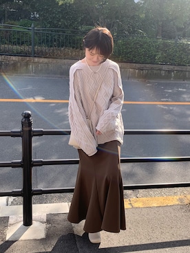 mari_lemageさん（レディース・160cm）の秋コーディネート