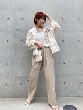 「オーガンジー」｜「アイテム（その他）」を使った、mari_lemageさん（レディース・160cm）の夏コーディネート