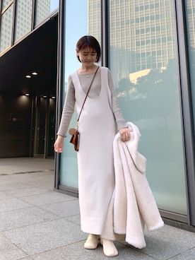 mari_lemageさん（レディース・160cm）の冬コーディネート