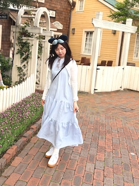 「JINS（ジンズ）のアイテム」を使った、アさん（レディース・164cm）の春コーディネート