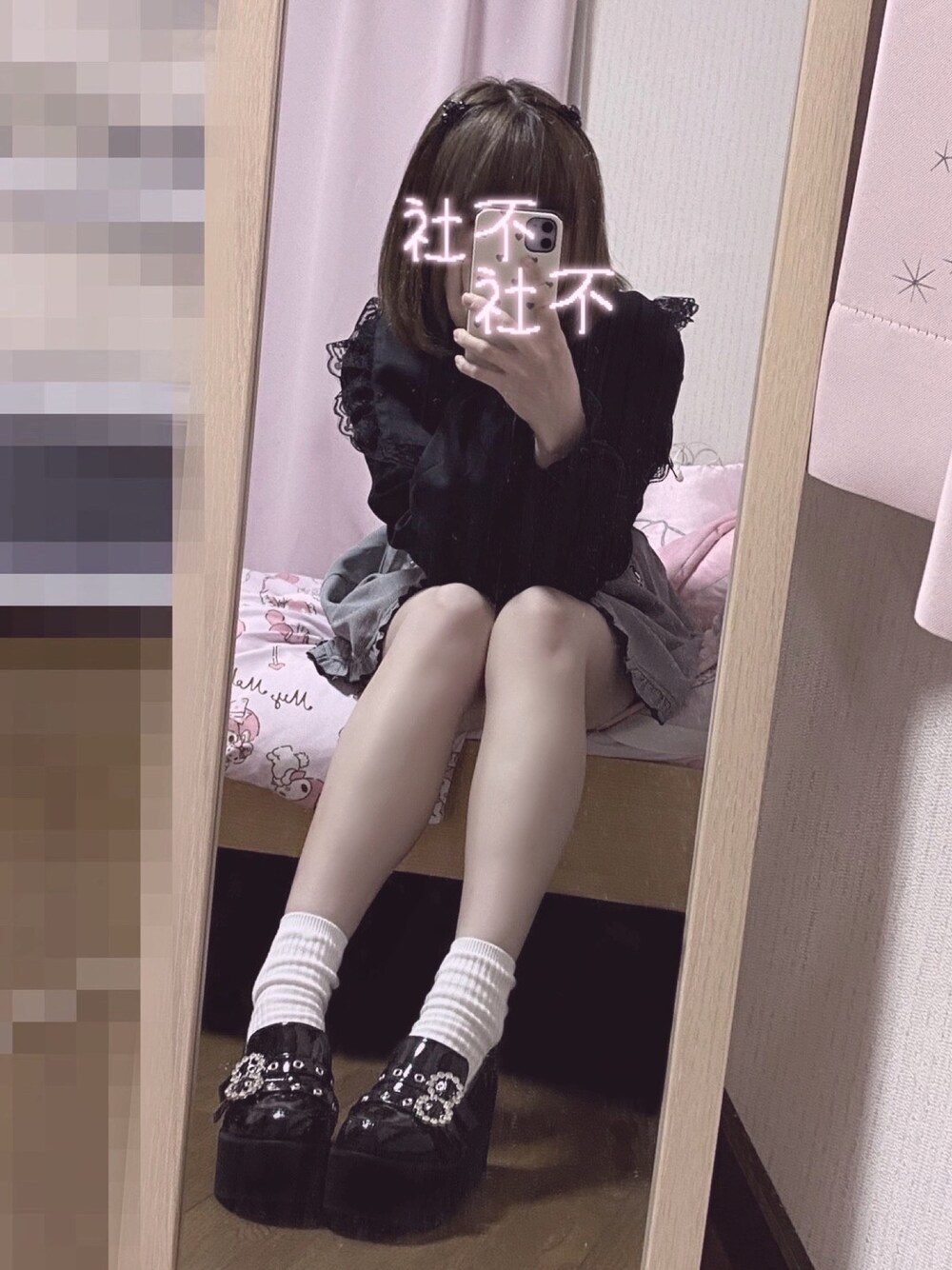 Bubbles リボンローファー 36 黒 試着のみ Bubbles リボンローファー 36 黒 試着のみ BUBBLES】フロント