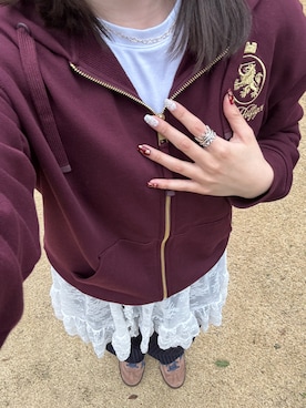 「apres jour clair（アプレジュールクレア）のアイテム」を使った、yunさん（レディース・155cm）の春コーディネート