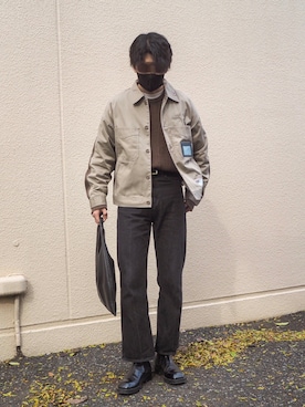 「Firsthand（ファーストハンド）のアイテム」を使った、yamaさん（メンズ・179cm）の冬コーディネート