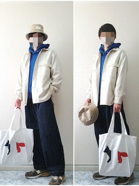 bouさん（メンズ・176cm）の春コーディネート