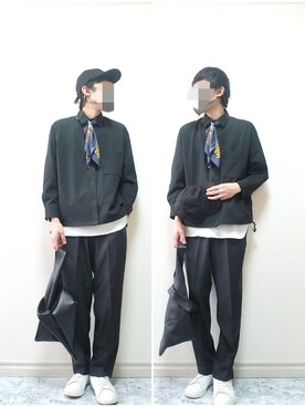 「417 EDIFICE（フォーワンセブンエディフィス）のアイテム（バッグ）」を使った、bouさん（メンズ・176cm）の秋コーディネート