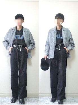 bouさん（メンズ・176cm）の秋コーディネート