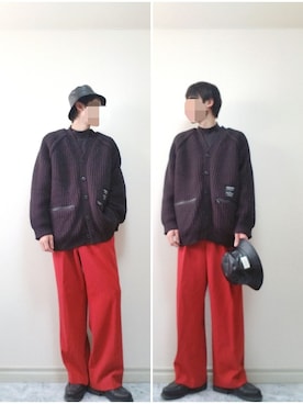 bouさん(メンズ・176cm)の春コーディネート