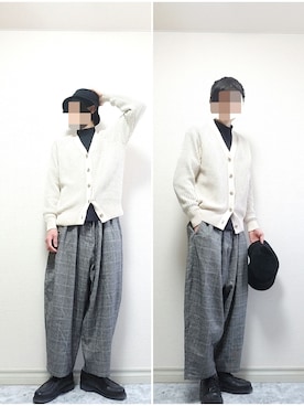 bouさん(メンズ・176cm)の春コーディネート