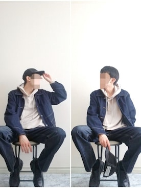 「Paraboot（パラブーツ）の＜Paraboot（パラブーツ）＞ CHAMBORD（その他シューズ）」を使った、bouさん（メンズ・176cm）の秋コーディネート