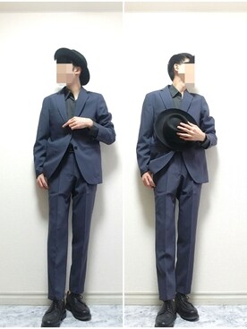 「Paraboot（パラブーツ）の＜Paraboot（パラブーツ）＞ CHAMBORD（その他シューズ）」を使った、bouさん（メンズ・176cm）の秋コーディネート