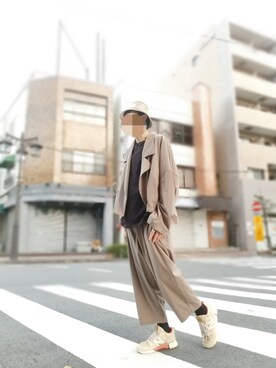 「my beautiful landlet（マイビューティフルランドレット）のアイテム（ブルゾン）」を使った、bouさん（メンズ・176cm）の秋コーディネート