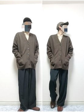 bouさん（メンズ・176cm）の冬コーディネート