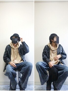 「Paraboot（パラブーツ）の＜Paraboot（パラブーツ）＞ CHAMBORD（その他シューズ）」を使った、bouさん（メンズ・176cm）の秋コーディネート