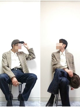 bouさん（メンズ・176cm）の秋コーディネート