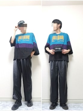 「SHAREEF（シャリーフ）のアイテム（キャップ）」を使った、bouさん（メンズ・176cm）の夏コーディネート
