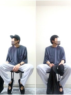 「417 EDIFICE（フォーワンセブンエディフィス）のアイテム（バッグ）」を使った、bouさん（メンズ・176cm）の夏コーディネート