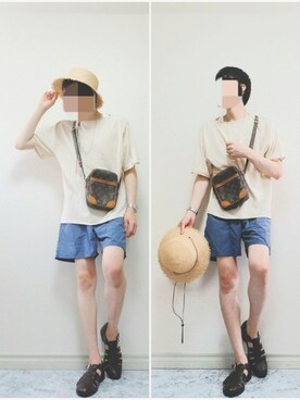 bouさん（メンズ・176cm）の夏コーディネート