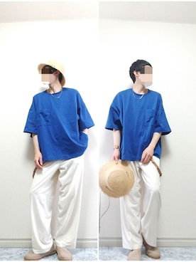 「417 EDIFICE（フォーワンセブンエディフィス）のアイテム（サンダル）」を使った、bouさん（メンズ・176cm）の春コーディネート