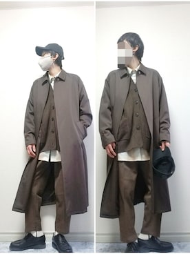 bouさん(メンズ・176cm)の冬コーディネート