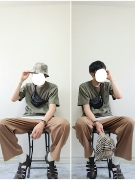 bouさん（メンズ・176cm）の夏コーディネート