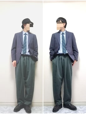 bouさん（メンズ・176cm）の冬コーディネート