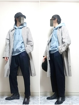 bouさん(メンズ・176cm)の冬コーディネート