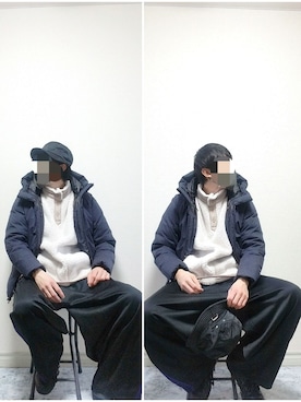 bouさん（メンズ・176cm）の冬コーディネート