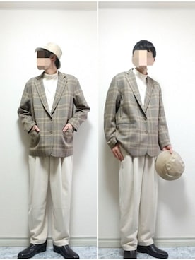 bouさん（メンズ・176cm）の秋コーディネート