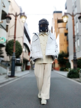 「Ruben（ルーベン）のアイテム（キャップ）」を使った、bouさん（メンズ・176cm）の秋コーディネート