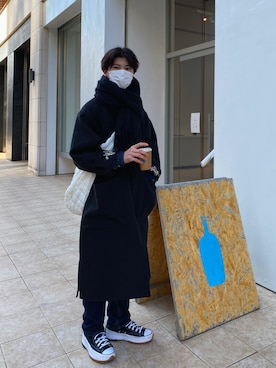 「WC（ダブル シー）のアイテム」を使った、Rgさん（メンズ・174cm）の冬コーディネート