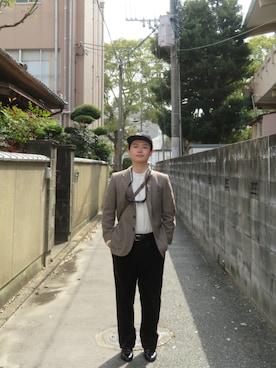 おのさん（メンズ・165cm）の春コーディネート