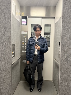 「PORTER（ポーター）のアイテム」を使った、おのさん（メンズ・165cm）の春コーディネート