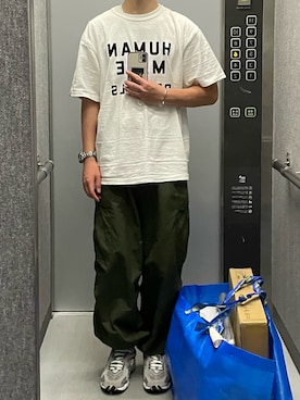 「4℃（ヨンドシー）のアイテム」を使った、あさひさん（メンズ・168cm）の春コーディネート