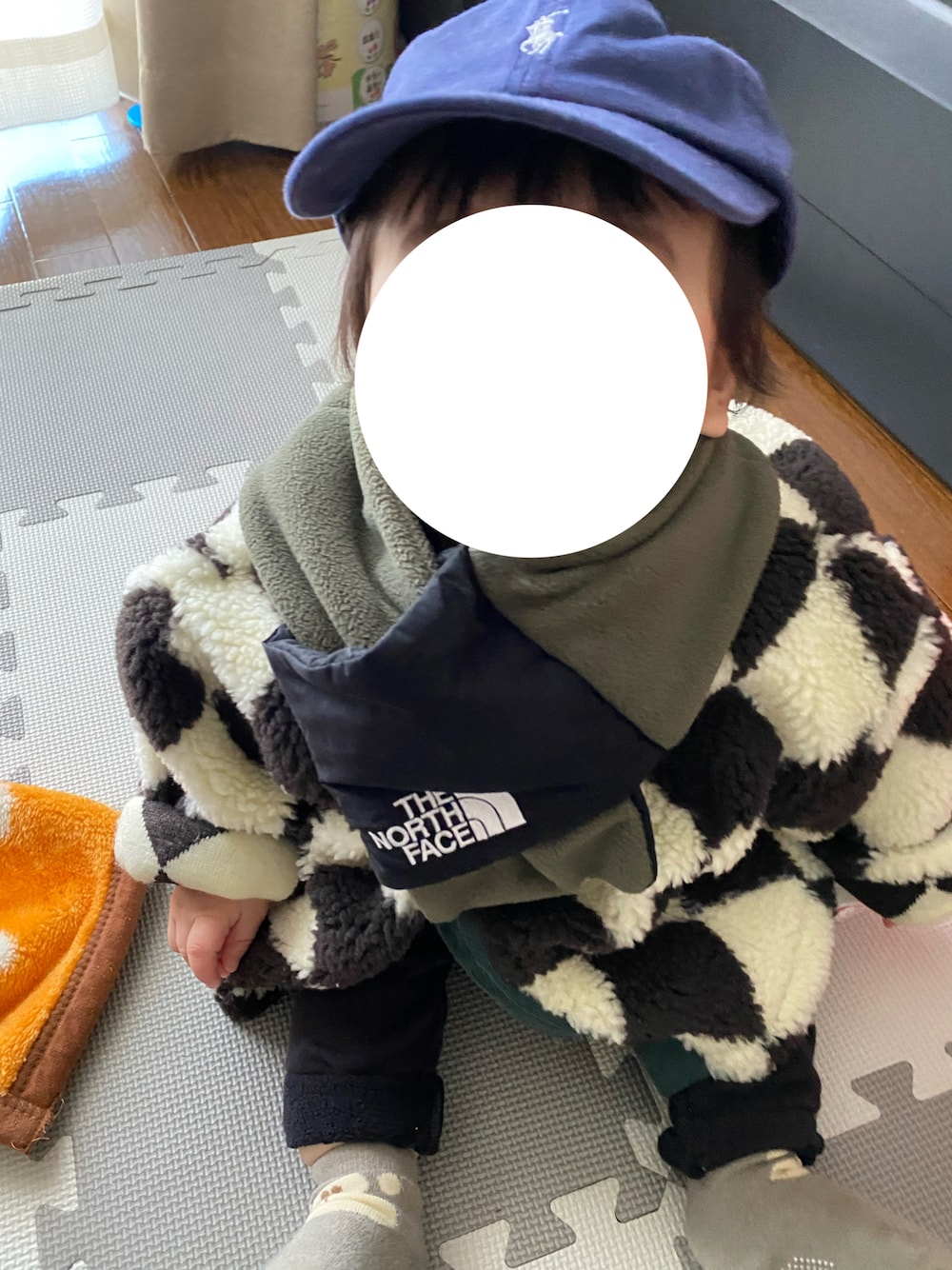 キッズ服(100cm~) ノースフェイスTシャツ グラベルカラー 140cm ポロ