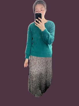 「Simplicite（サンプリシテ）のアイテム（スカート）」を使った、🌸freeさん（レディース・158cm）の秋コーディネート