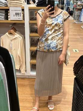 「ONLY（オンリー）のアイテム（トップス）」を使った、🌸freeさん（レディース・158cm）の夏コーディネート