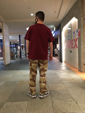 「AVIREX（アヴィレックス）のリラックス イージーパンツ/RELAX EASY PANTS/アヴィレックス/AVIREX（その他パンツ）」を使った、N.Nさん（メンズ・165cm）の夏コーディネート